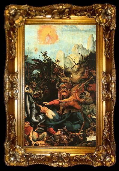 framed   Matthias  Grunewald The Isenheimer Altarpiece, ta009-2
